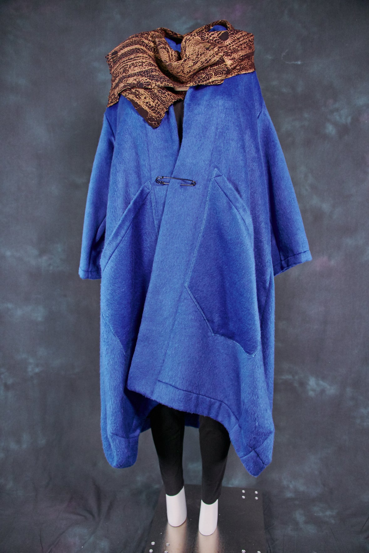 5286 Winter Wool Coat Lapis
