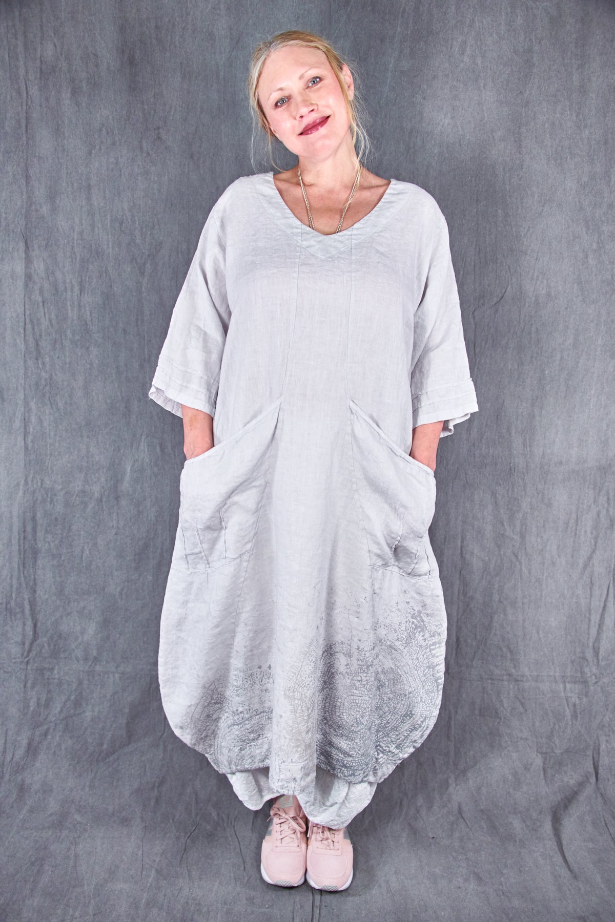 7237 Watermill Linen Dress-Dove