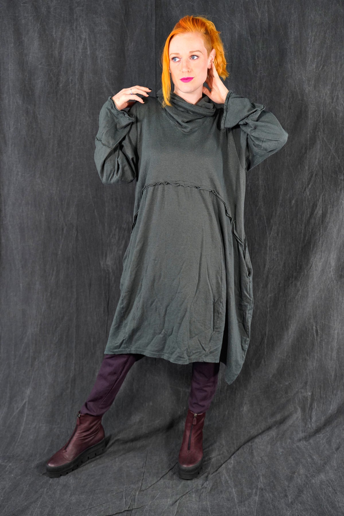 7241 Dharma Dress Black Olive Drab-U