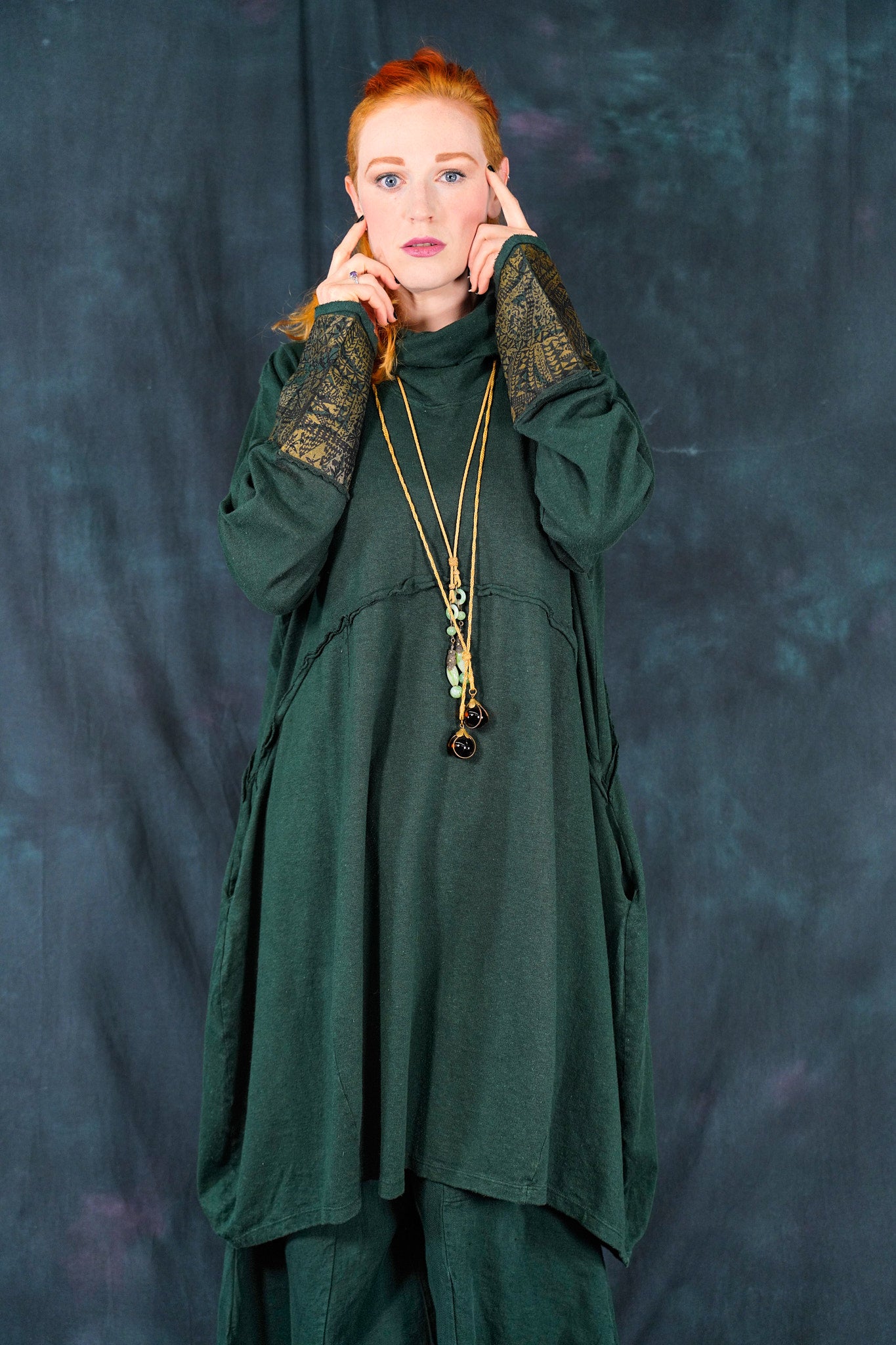 7241 Dharma Dress Silas-Gold Cuffs - Blue Fish Clothing 7241 Dharma Dress Silas-Gold Cuffs - Blue Fish Clothing
