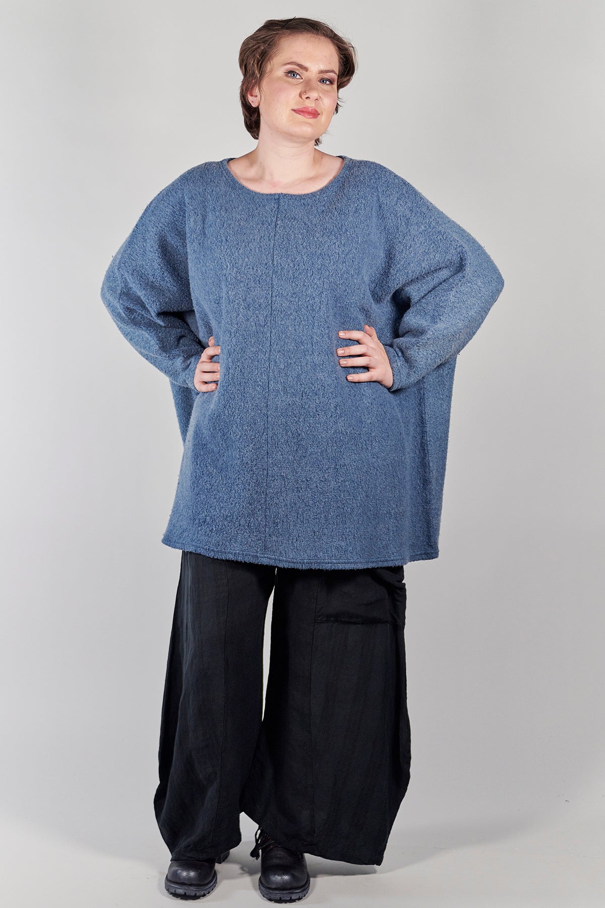 1249 Heavenly Cotton Sherpa -Ethereal Blue