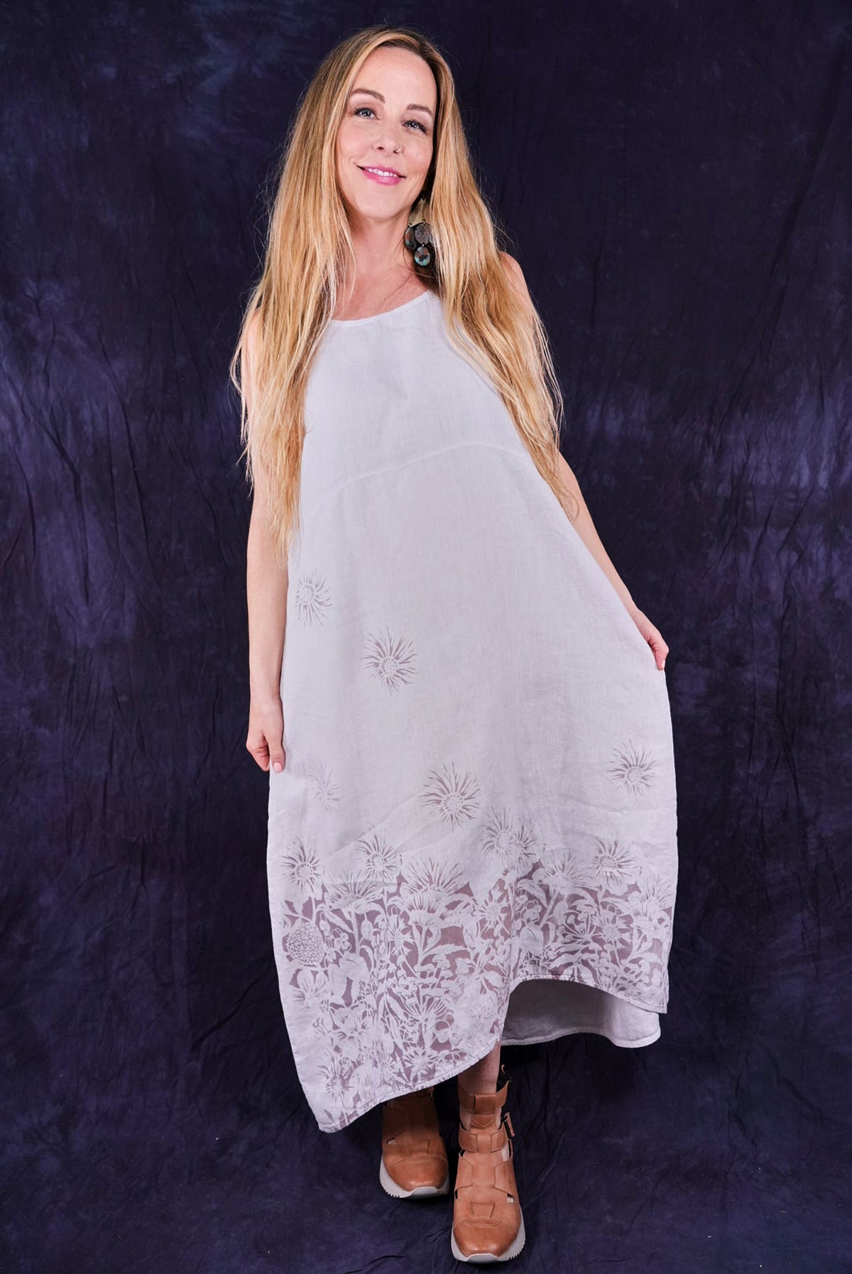 2337 Linen Sundress Fog-P