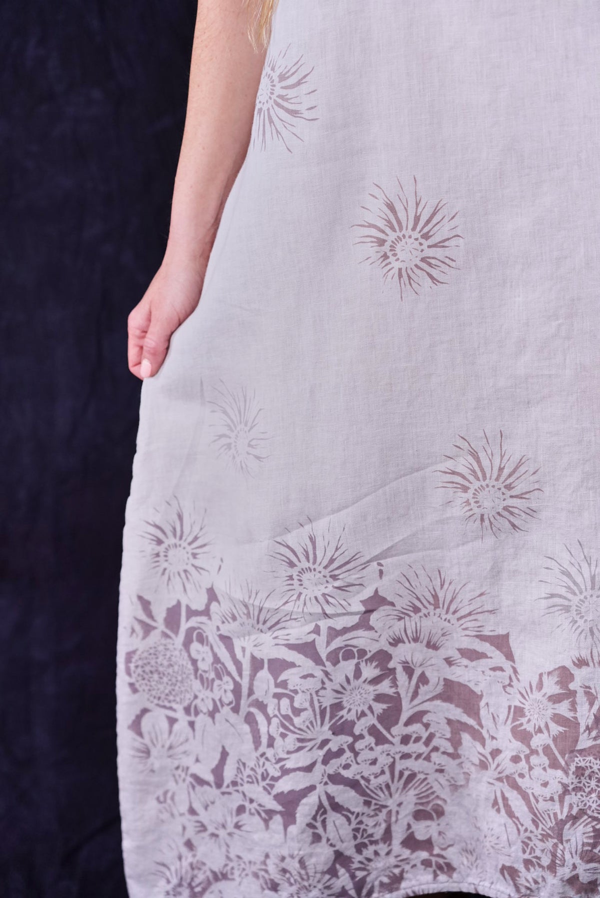 2337 Linen Sundress Fog-P