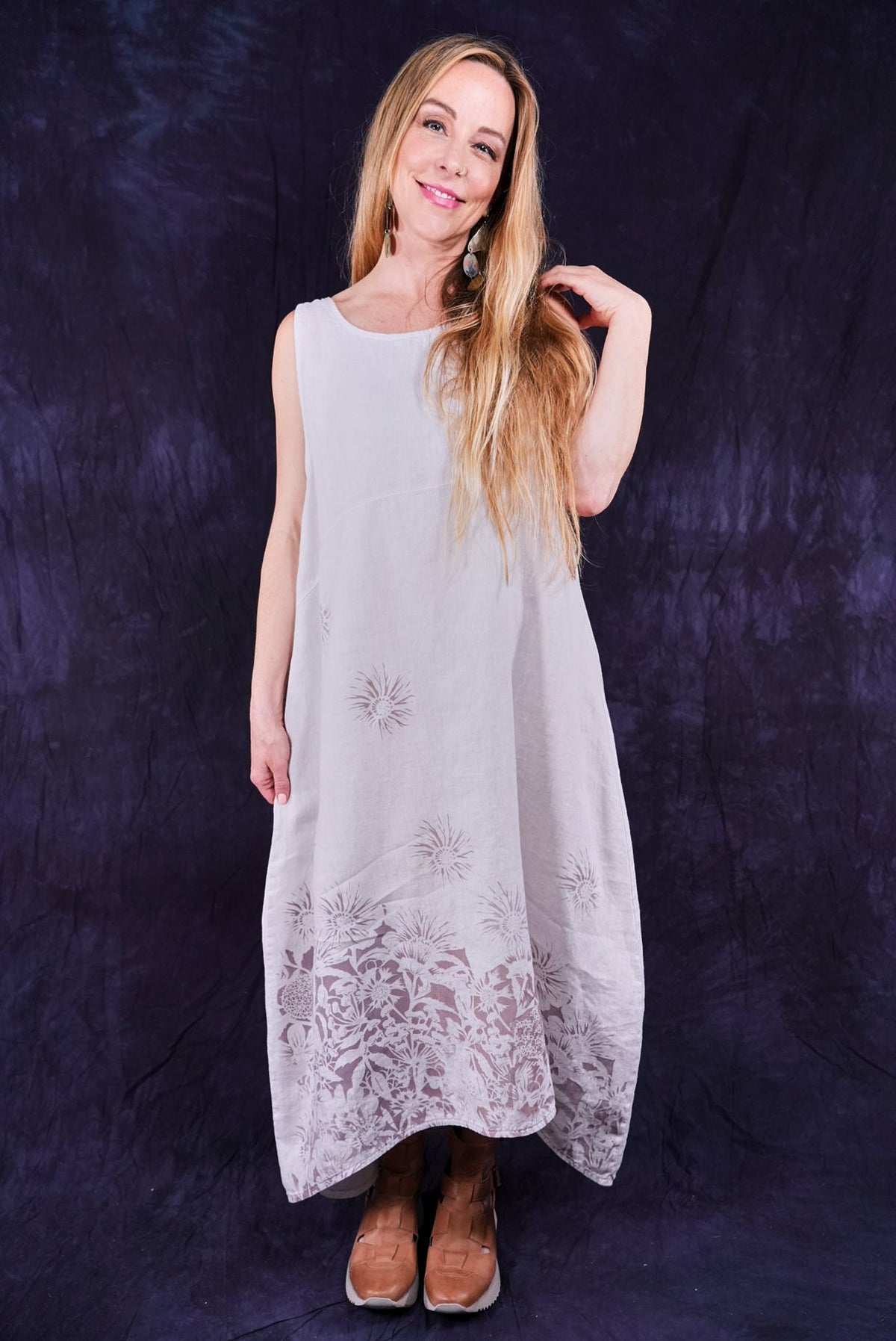 2337 Linen Sundress Fog-P