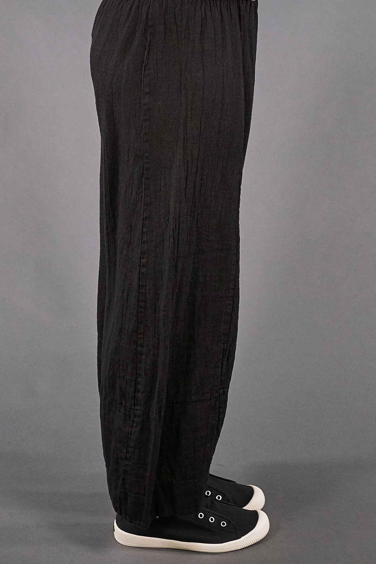 3294 Elegant Linen Pant Black-U