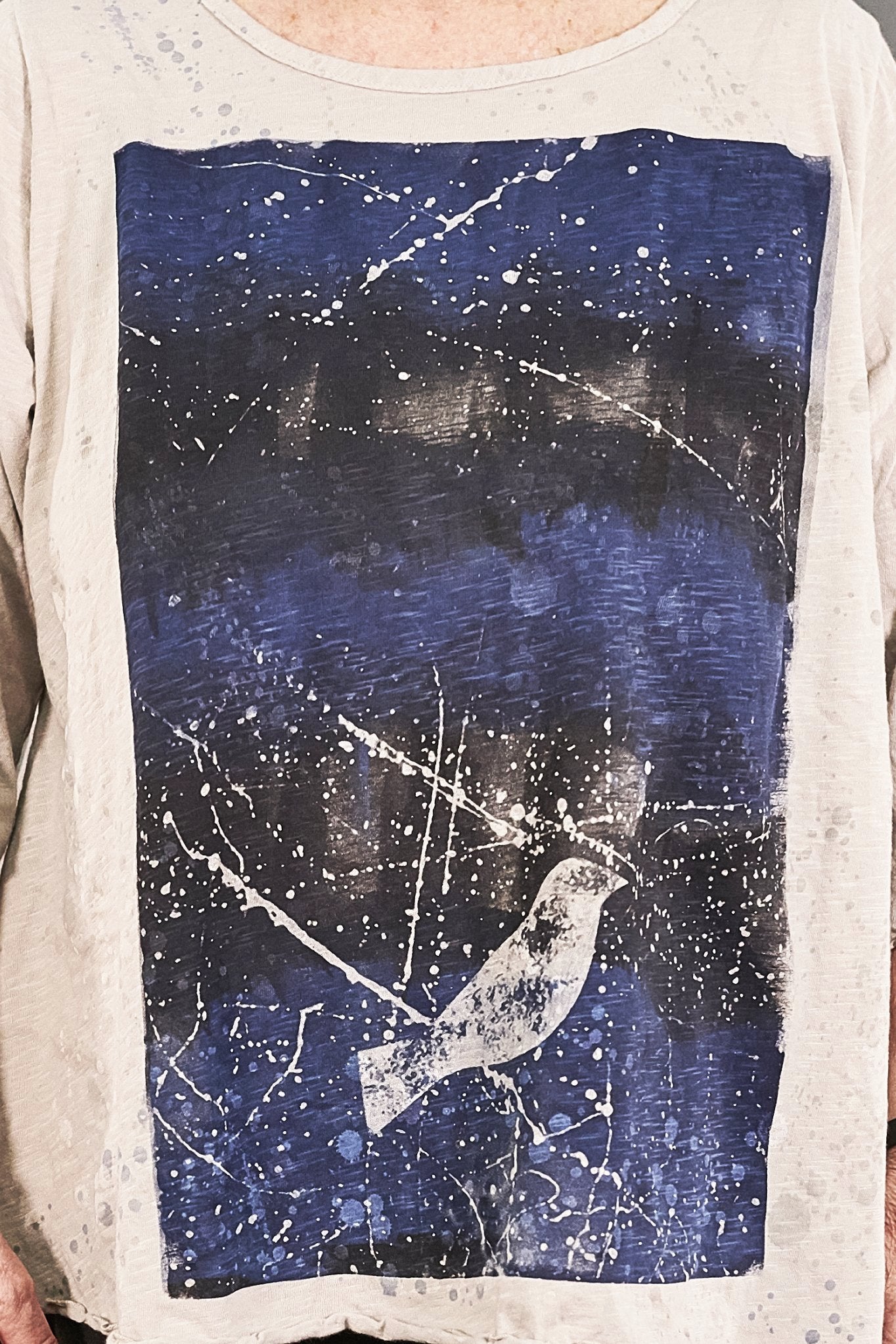 1145 Slub Cafe Tee Sand-P