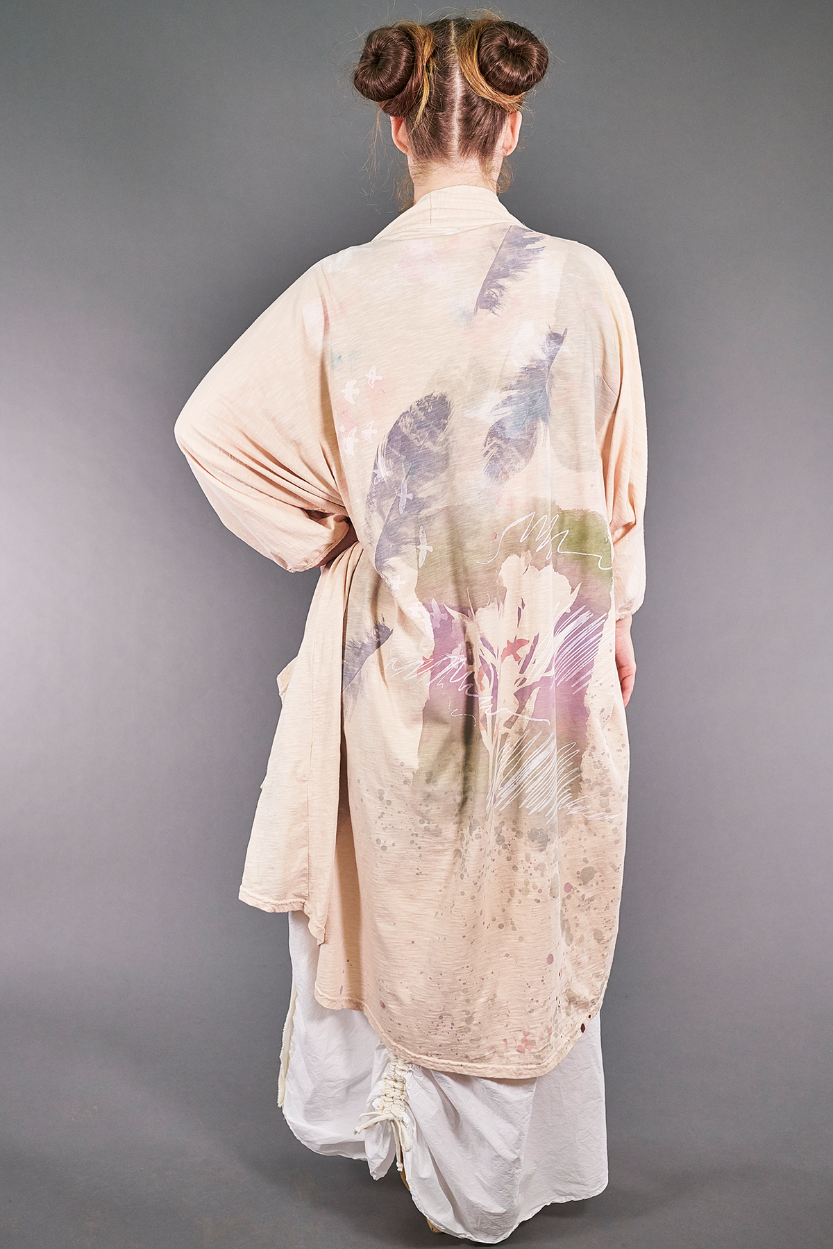 5243 Art Kimono Hushed Pink-P