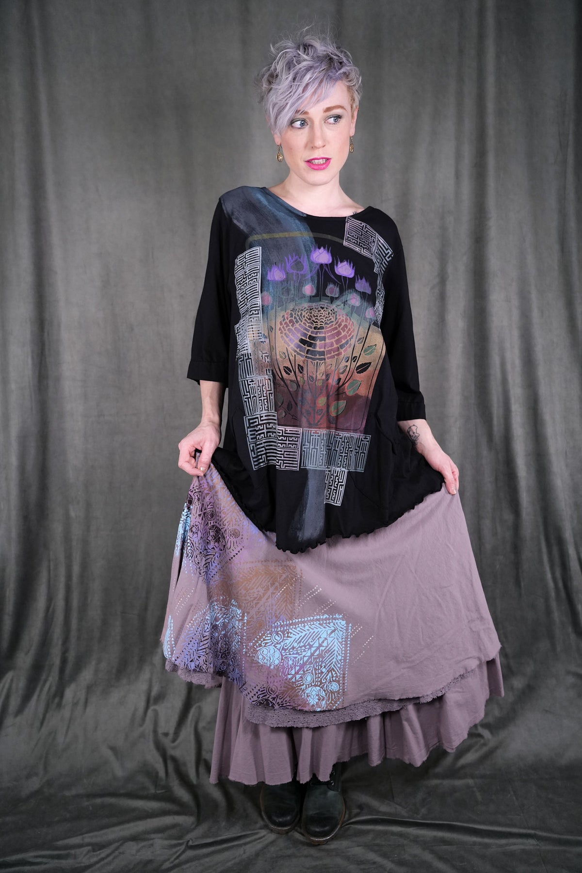 V1713 Artisan Pocket Top Lotus-P