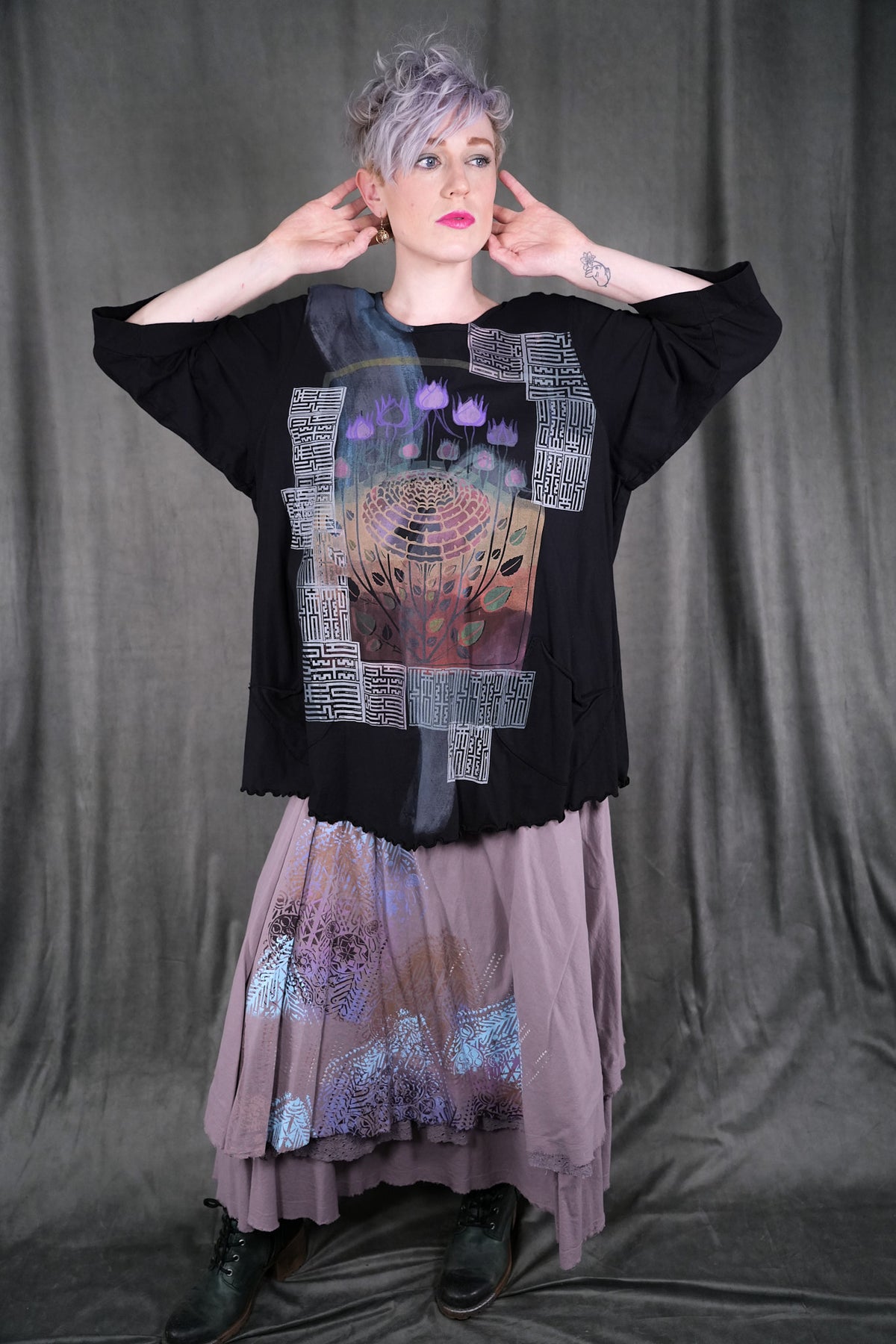 V1713 Artisan Pocket Top Lotus-P