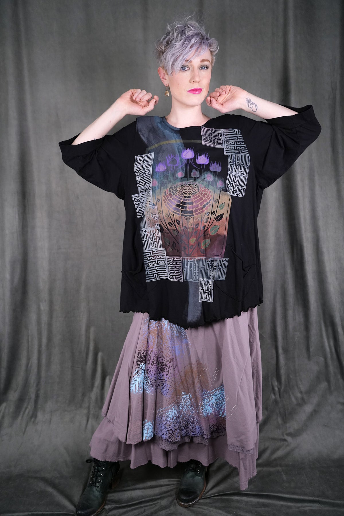V1713 Artisan Pocket Top Lotus-P