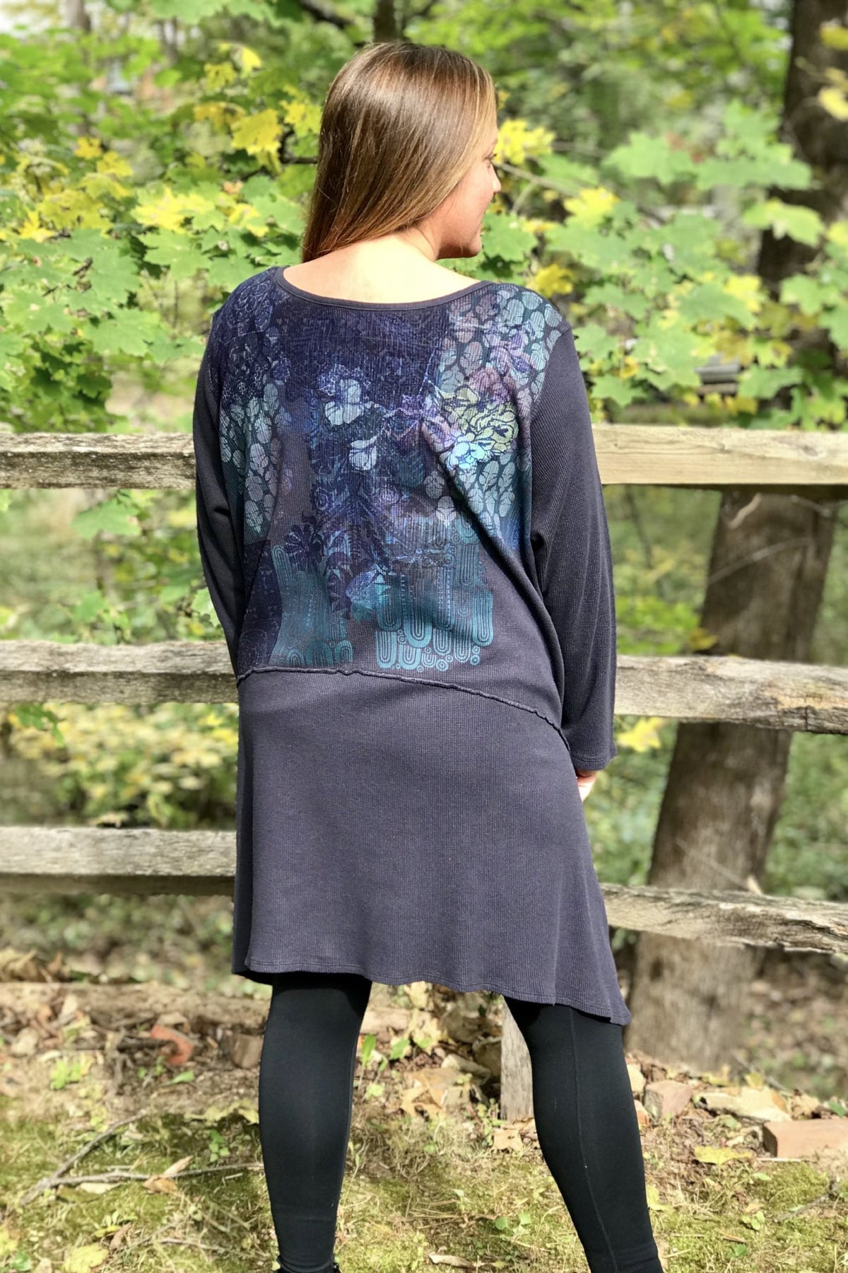knee length dresses for ladies Mystique Printed Thermal Dress knee length dresses for ladies Mystique Printed Thermal Dress