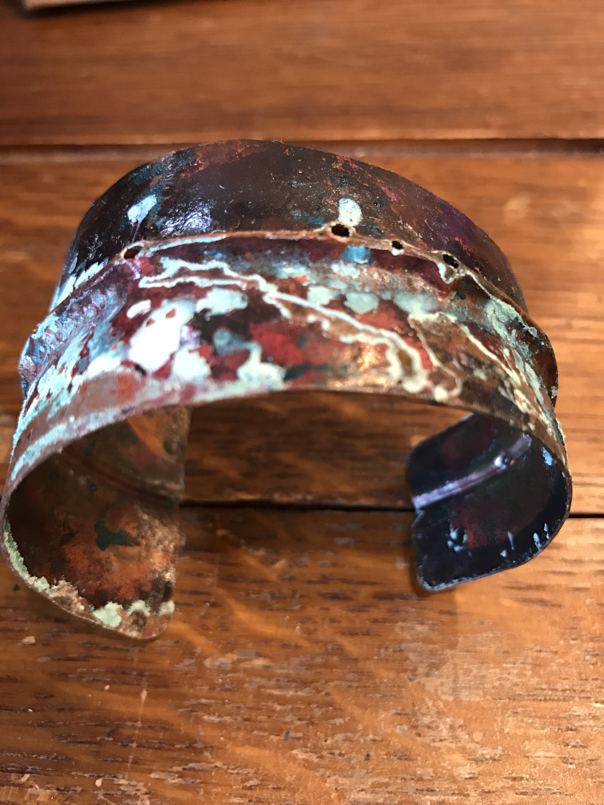 Handcrafted Copper Cuff 1
