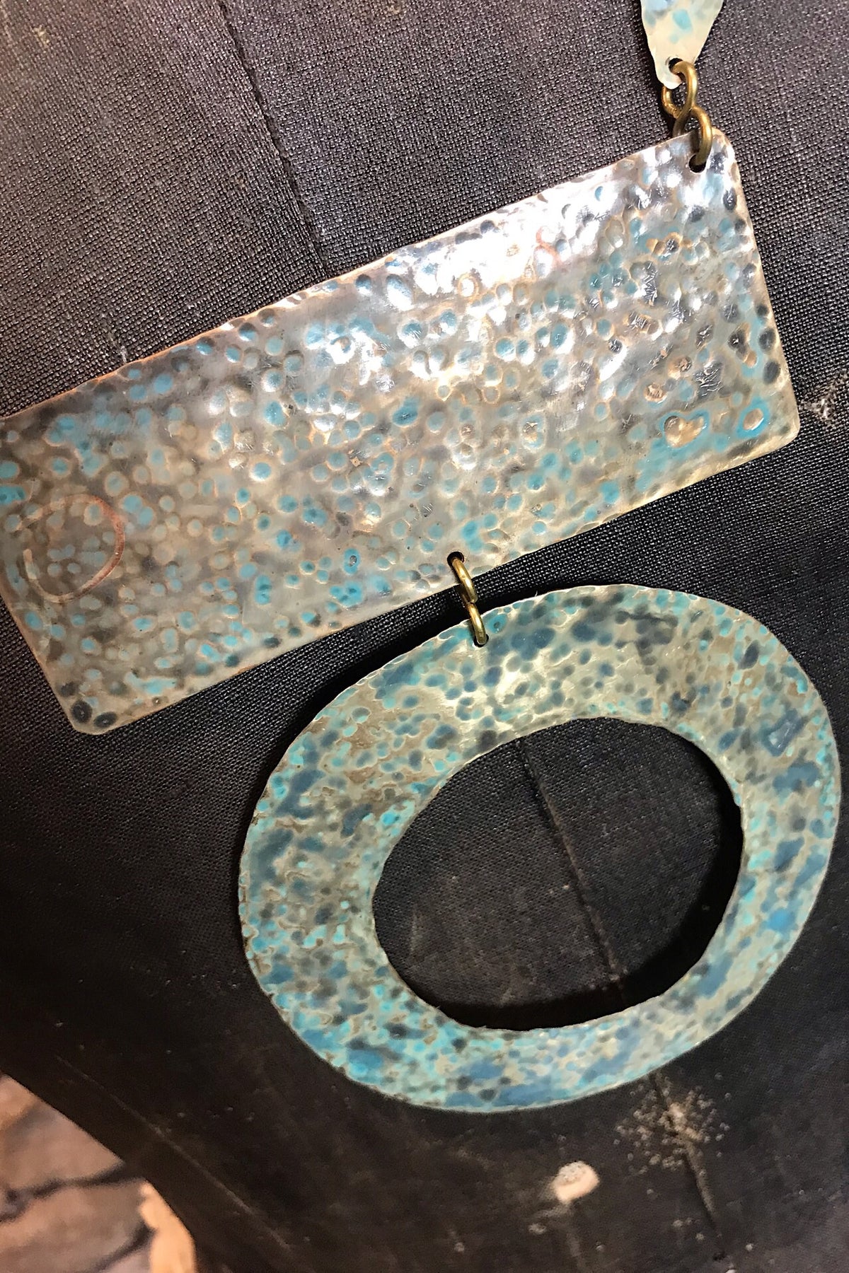 Hand Forged And Patinated Necklace