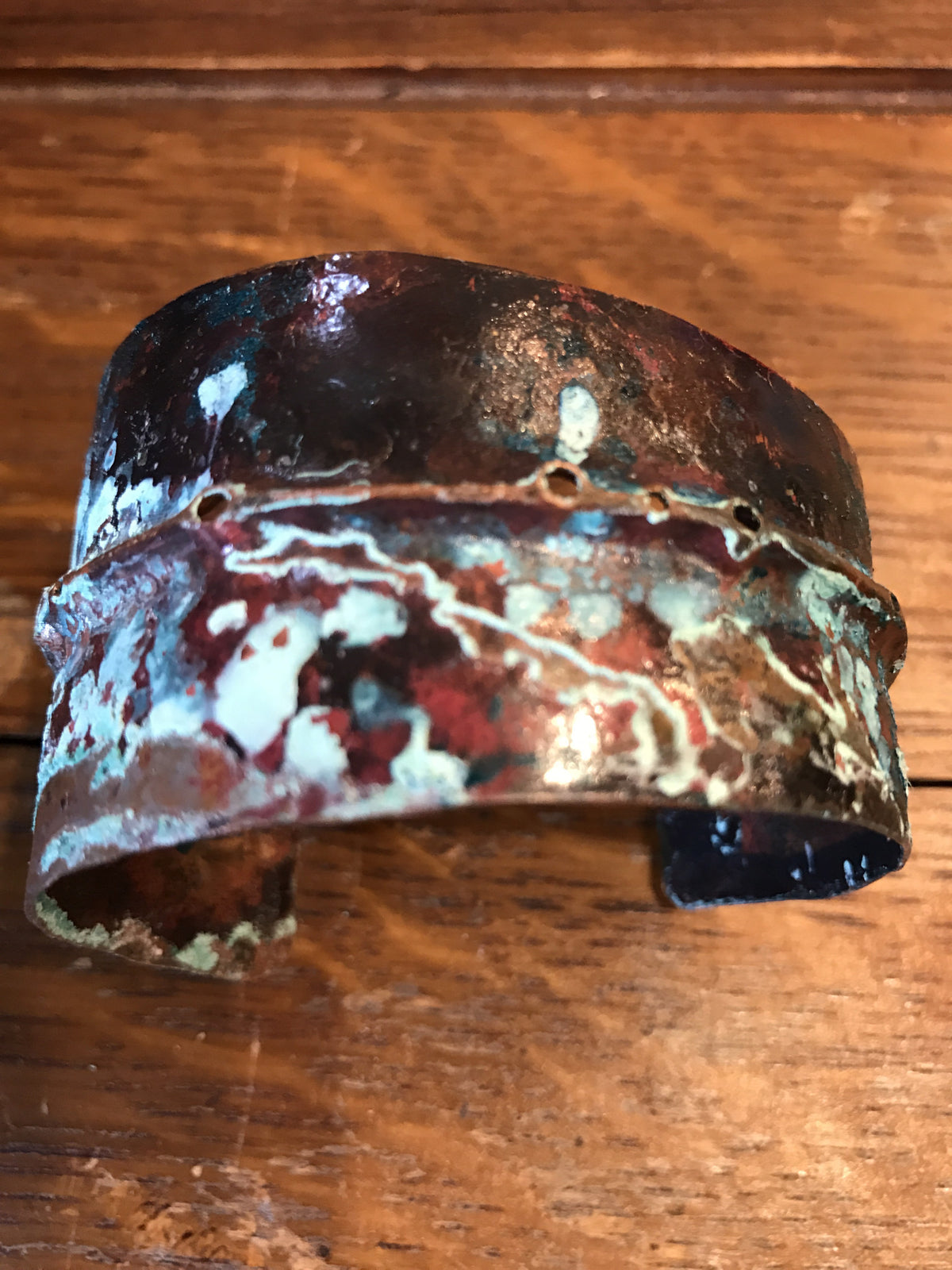Handcrafted Copper Cuff 1