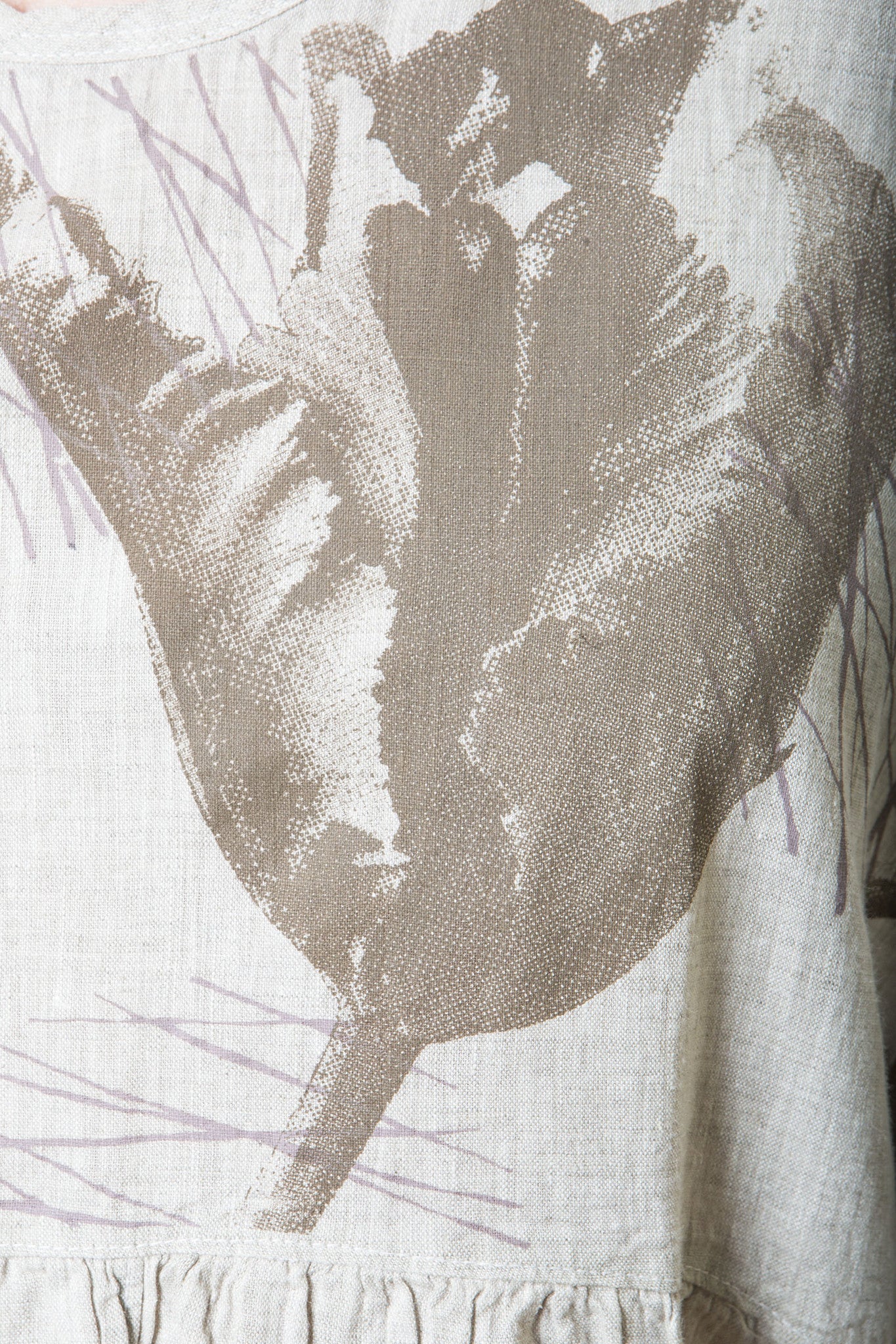 Hand Printed Giant Tulip