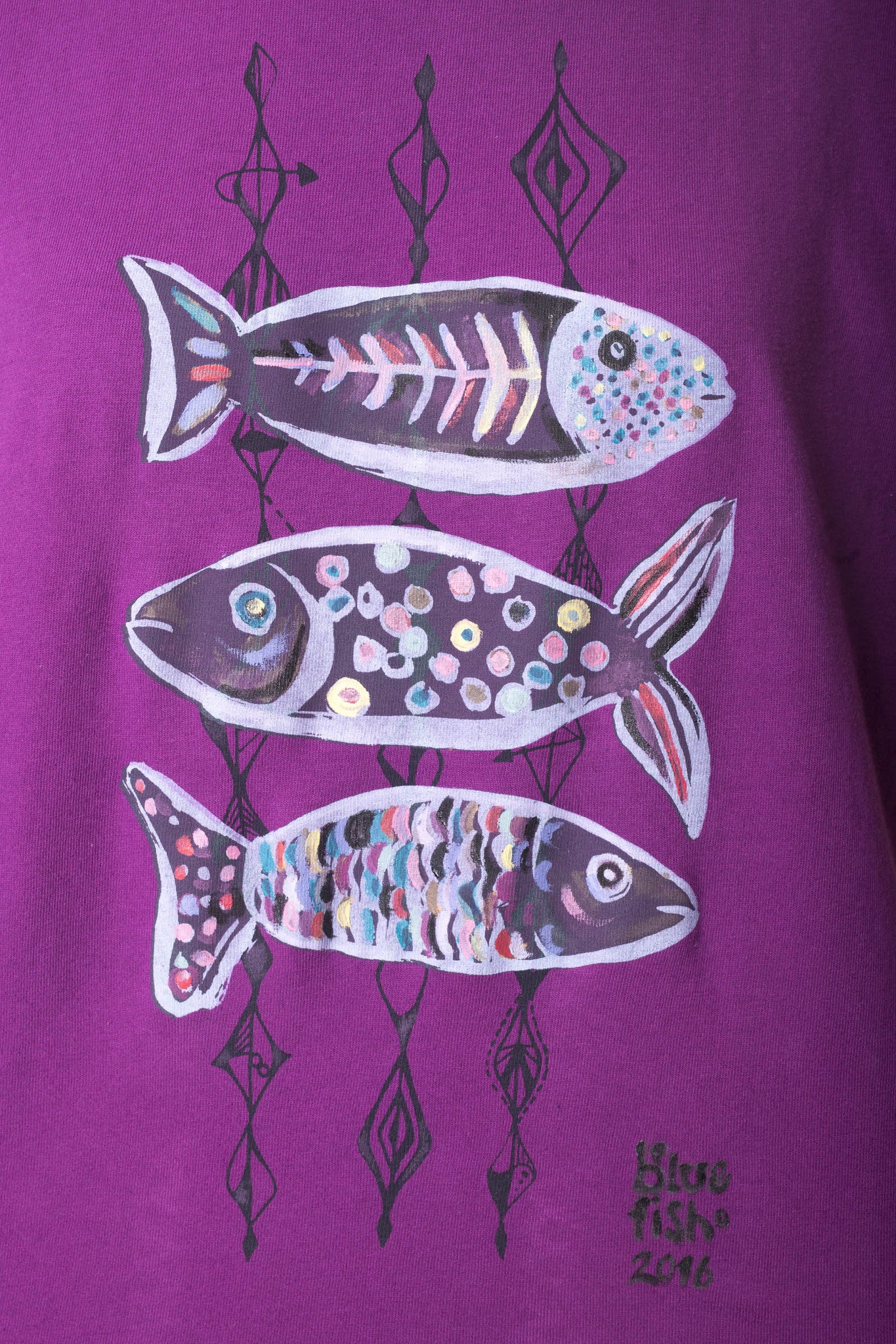 Hand Painted Fish in a Barrel